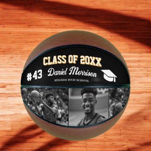 Custom Personalized Graduation Senior Photo Basketball