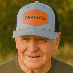 Custom Personalized Grandad Leather Patch Hat<br><div class="desc">Celebrate a special Grandad with this Custom Personalized Grandad Leather Patch Hat, designed with a premium faux leather patch that can be customized with a name, monogram, date, or short message. This hat makes an excellent gift for Fathers Day, birthdays, holidays, or everyday wear. Available in multiple color options and...</div>