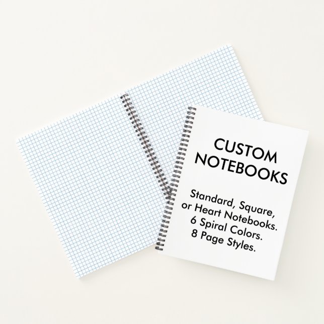 Custom Personalized Graph Notebook Blank Template (Inside)