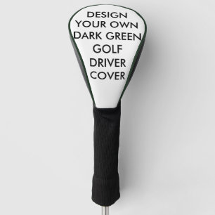 Custom Personalized Green Golf Driver Club Cover