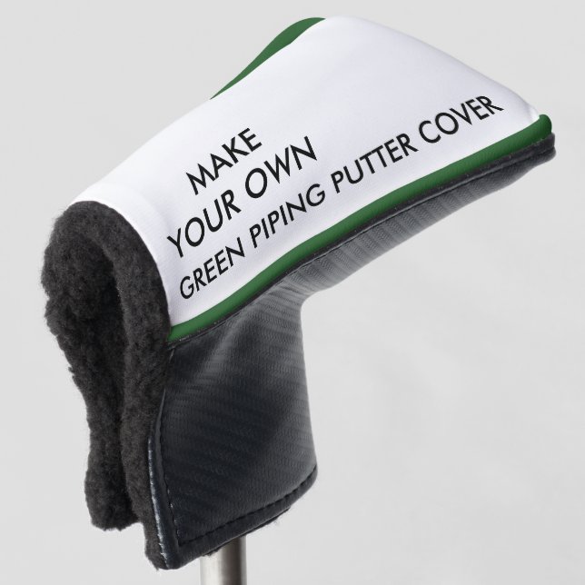 Custom Personalized Green Putter Golf Club Cover (3/4 Front)