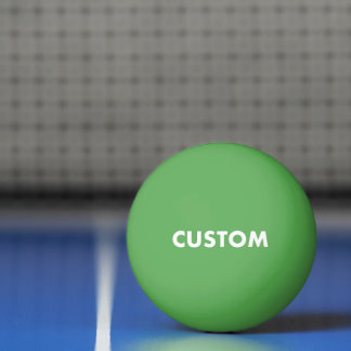 Custom Personalized GREEN Table Tennis Ping Pong Ball