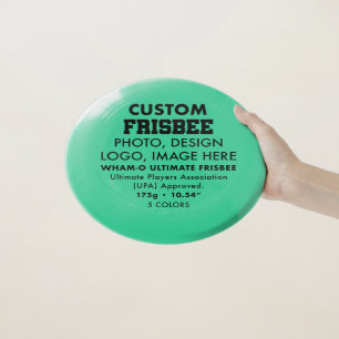 Custom Personalized Green Wham-O Ultimate Frisbee