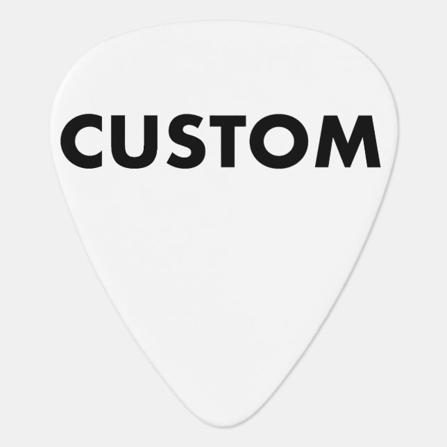 Custom Personalized Guitar Pick, Plectrum (Front)