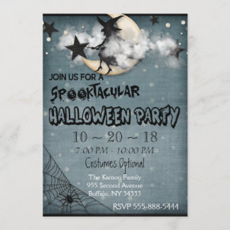 Custom Personalized Halloween Party Invitation
