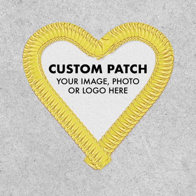 Custom Personalized HEART PATCH (Front)
