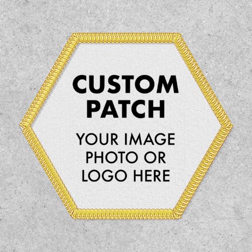 Custom Personalized HEXAGON PATCH
