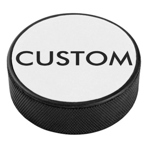 Custom Personalized Hockey Puck Blank Template