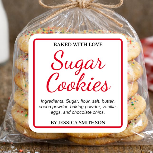 Custom Personalized Homemade label CK006sq (Creator Uploaded)