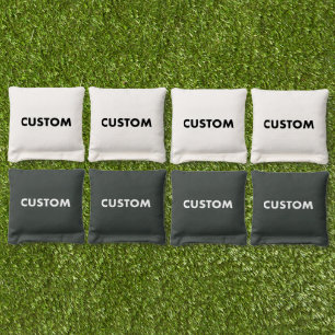 Custom Personalized HUNTER GREEN Cornhole Bag Toss