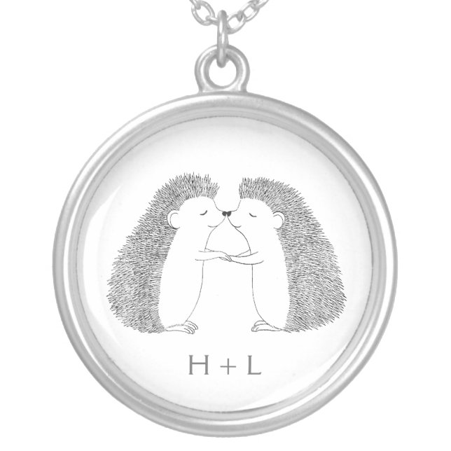 Custom Personalized I Love You Jewelry Hedgehog (Front)