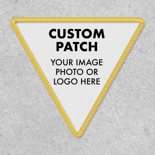 Custom Personalized INVERTED TRIANGLE PATCH (Front)