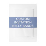 Custom Personalized Invitation Belly Bands Blank Invitation Belly Band at Zazzle