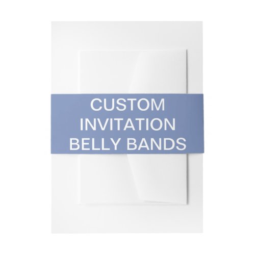 Custom Personalized Invitation Belly Bands Blank Invitation Belly Band
