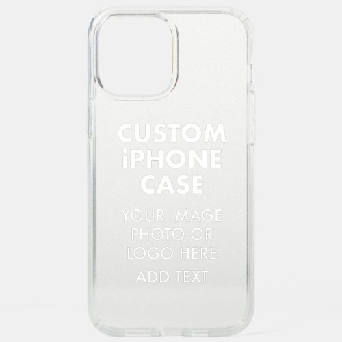 Custom Personalized iPHONE 12 PRO MAX SILVER Speck iPhone 12 Pro Max Case