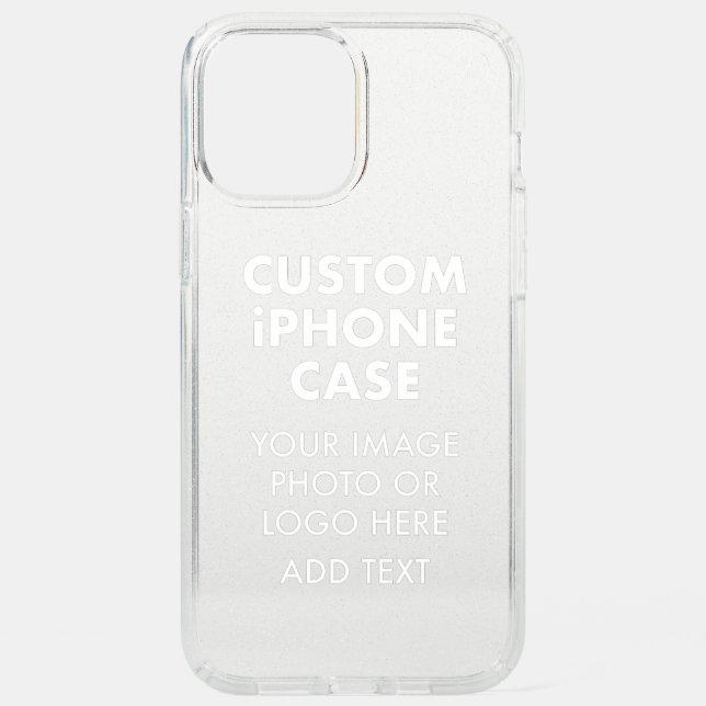Custom Personalized iPHONE 12 PRO MAX SILVER Speck iPhone 12 Pro Max Case (Front)