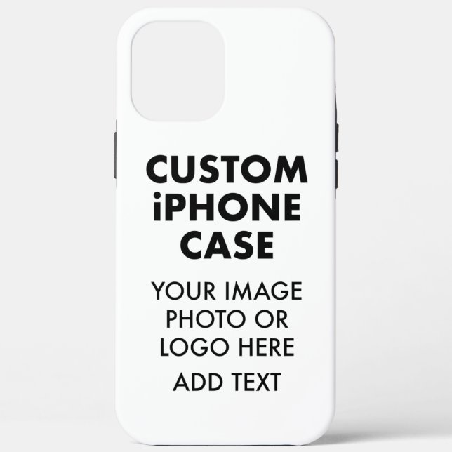 Custom Personalized iPHONE 12 PRO MAX TOUGH CASE (Back)