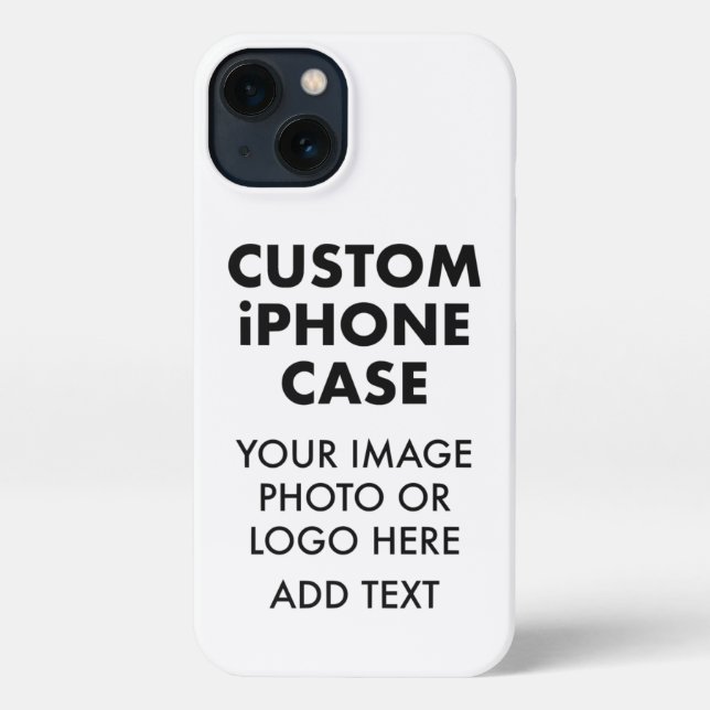 Custom Personalized iPHONE 13 BUDGET CASE (Back)