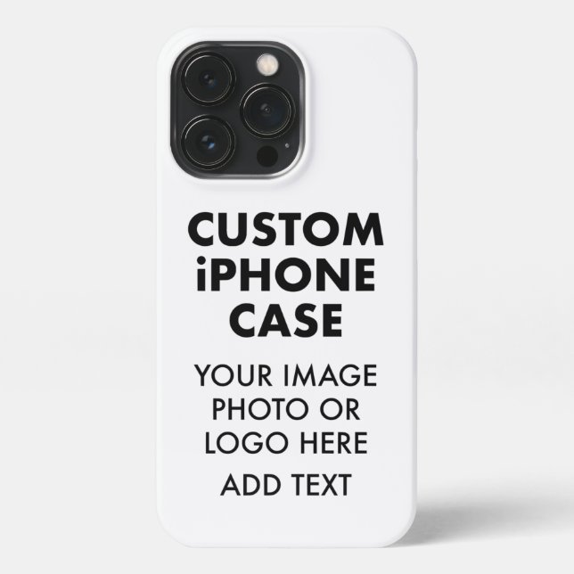 Custom Personalized iPHONE 13 PRO BUDGET CASE (Back)