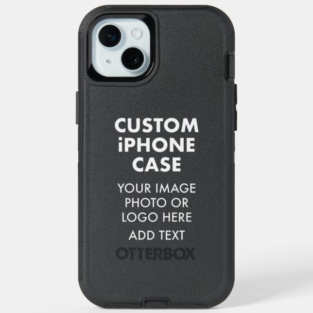 Custom Personalized iPHONE 15 PLUS DEFENDER Case (Back)