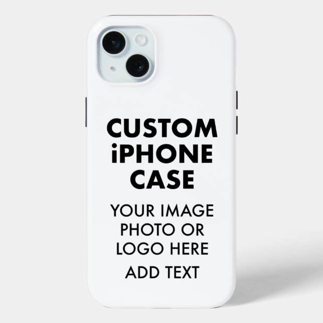Custom Personalized iPHONE 15 PLUS TOUGH CASE (Back)