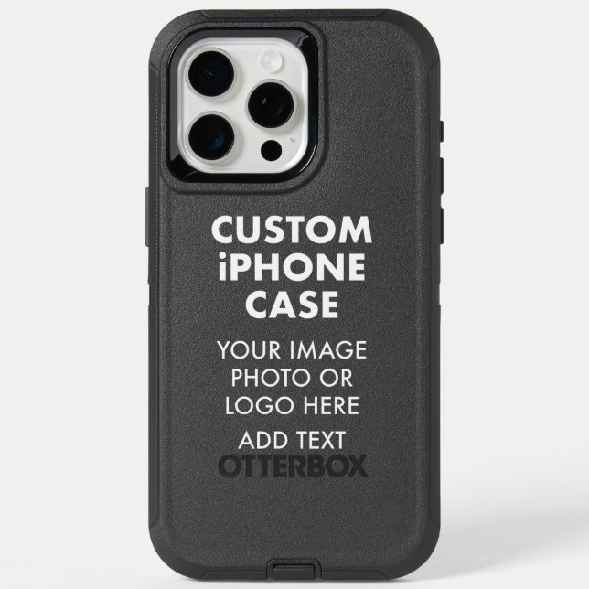 Custom Personalized iPHONE 15 PRO MAX DEFENDER Case (Back)