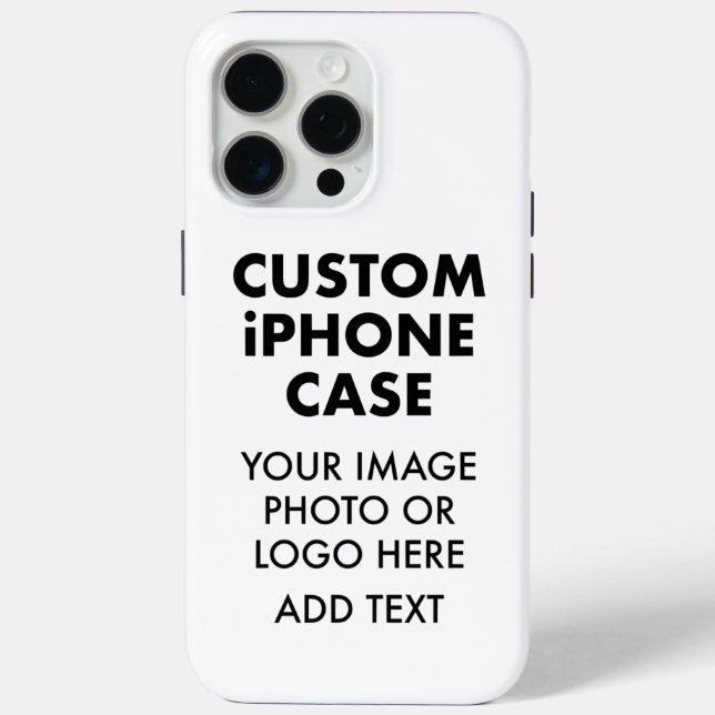 Custom Personalized iPHONE 15 PRO MAX TOUGH CASE (Back)