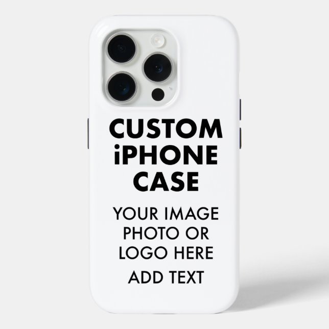 Custom Personalized iPHONE 15 PRO TOUGH CASE (Back)