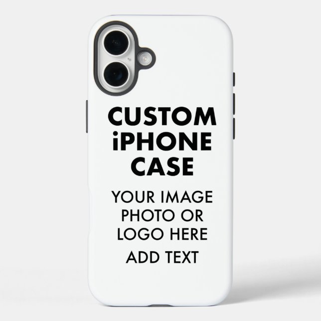 Custom Personalized iPHONE 16 PLUS TOUGH CASE (Back)