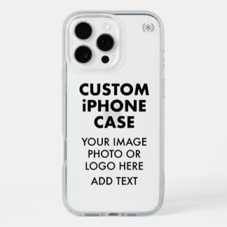 Custom Personalized iPHONE 16 PRO MAX CLEAR CASE