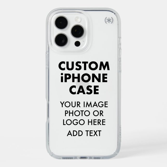 Custom Personalized iPHONE 16 PRO MAX CLEAR CASE (Front)