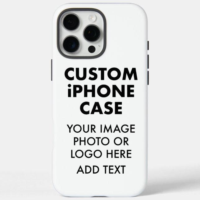 Custom Personalized iPHONE 16 PRO MAX TOUGH CASE (Back)