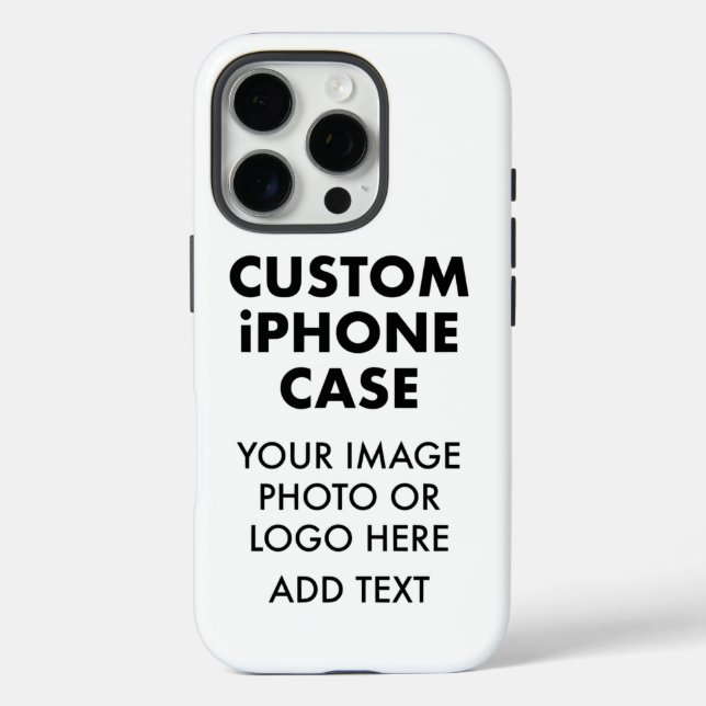 Custom Personalized iPHONE 16 PRO TOUGH CASE (Back)