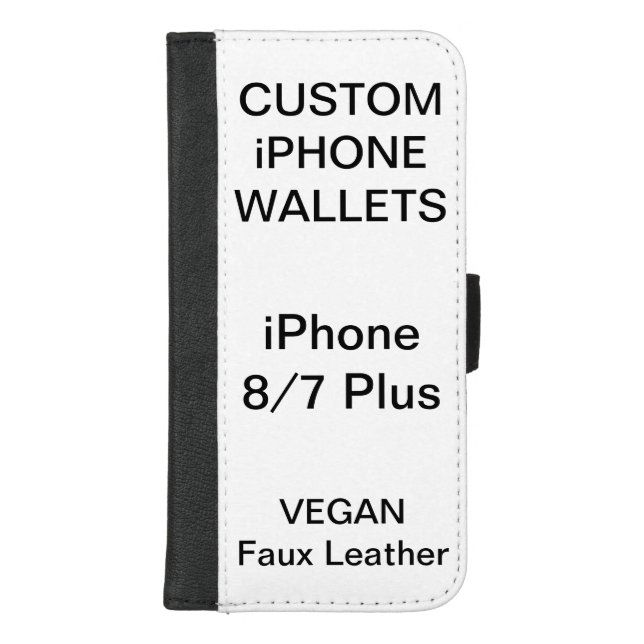 Custom Personalized iPhone 8/7 Plus Wallet Blank (Front)