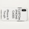Custom Personalized iPhone X Tough Hard Shell Case