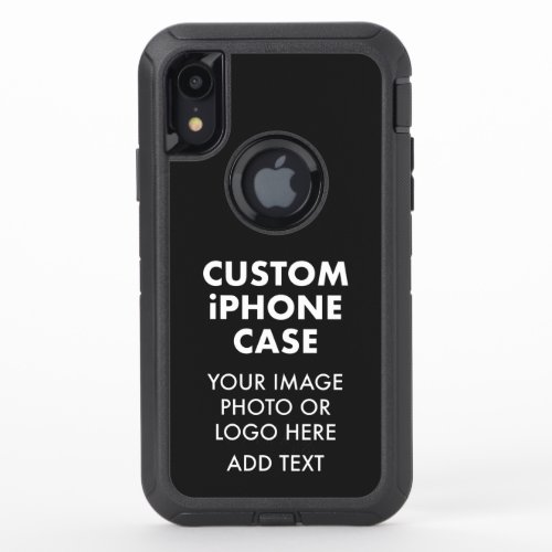 Custom Personalized iPHONE XR OTTERBOX DEFENDER
