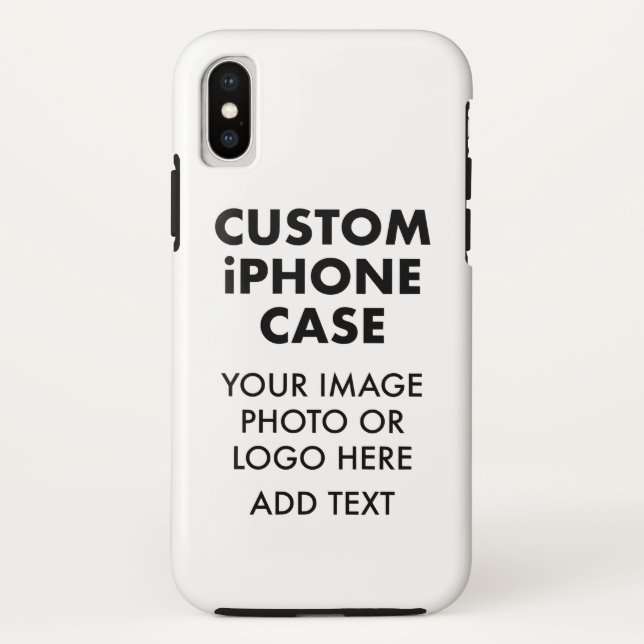 Custom Personalized iPHONE XS CASE-MATE TOUGH CASE (Back)