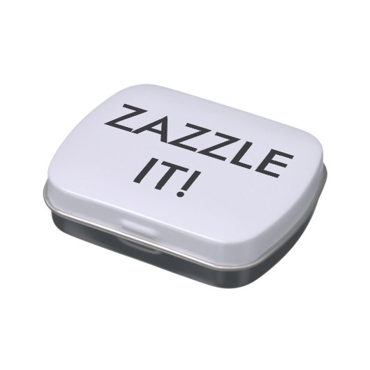 Custom Personalized Jelly Beans Tin Blank Template (Side)