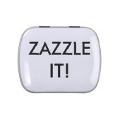 Custom Personalized Jelly Beans Tin Blank Template (Top)