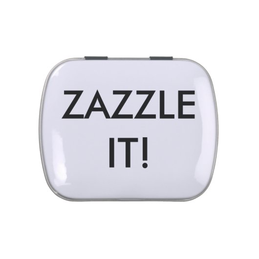 Custom Personalized Jelly Beans Tin Blank Template (Top)