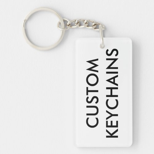 Custom Personalized Keychain Blank Template