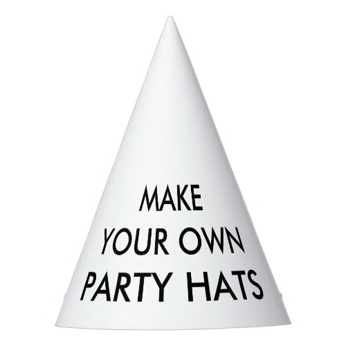 Custom Personalized Kids Cone Party Hat