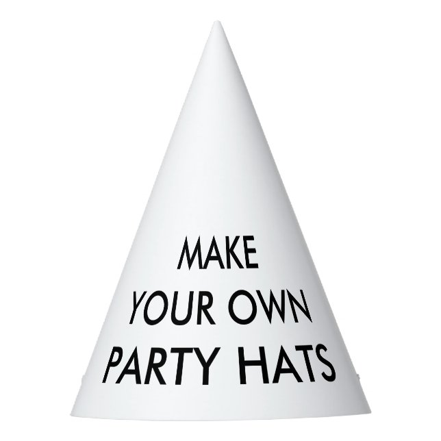 Custom Personalized Kids Cone Party Hat (Front)