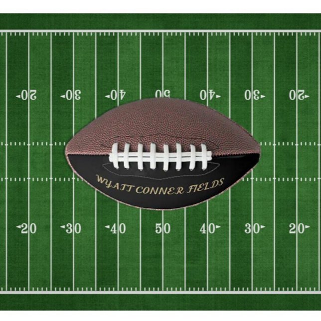 Custom personalized kids' football 2 Style Options (1 panel design)