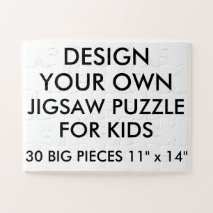 Custom Personalized Kids Jigsaw Puzzle 30 Big Pc.