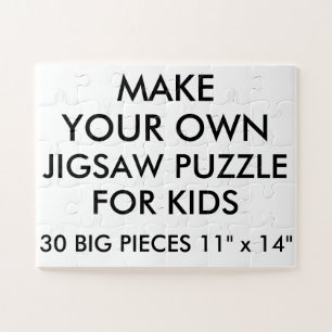 Custom Personalized Kids Jigsaw Puzzle 30 Big Pc.