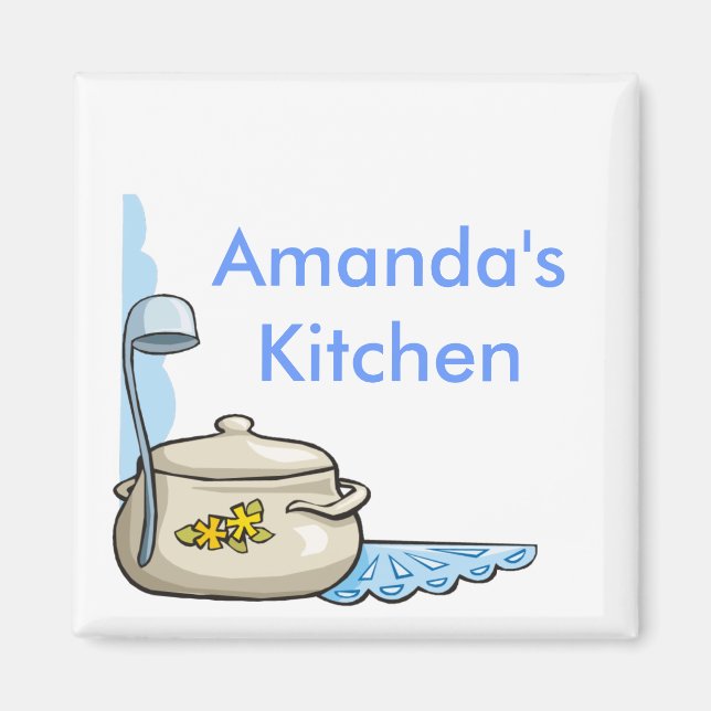 Custom Personalized Kitchen Magnets (Front)