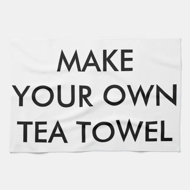 Custom Personalized Kitchen Tea Towel Zazzle