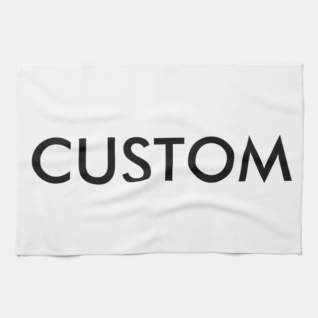 Custom Personalized Kitchen Towel Blank Template (Horizontal)