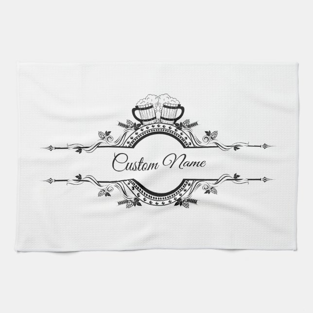Custom Personalized Kitchen Towels (Horizontal)
